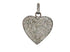 Pave Diamond Heart Pendant, (DPM-1150)
